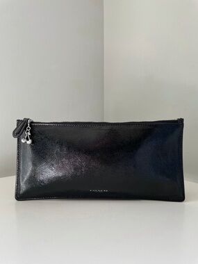 Coach Black Patent Pouch